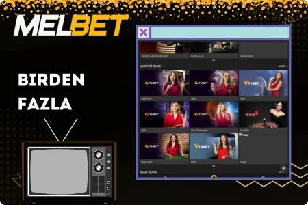 Tv games MelBet